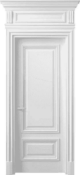 Дверь межкомнатная 7307 ББЛ . Цвет Бук белоснежный. Материал Массив бука эмаль. Коллекция Antique. Картинка.