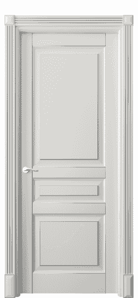 Дверь межкомнатная 0711 БСРС. Цвет Бук серый серебро. Материал  Массив бука эмаль с патиной. Коллекция Lignum. Картинка.