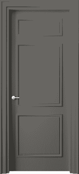 Дверь межкомнатная 8123 МКЛС. Цвет Матовый классический серый. Материал Гладкая эмаль. Коллекция Paris. Картинка.