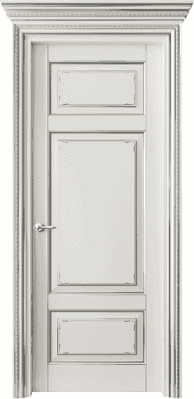 Серия 6221 - Межкомнатная дверь Royal 6221 Бук жемчуг с серебром