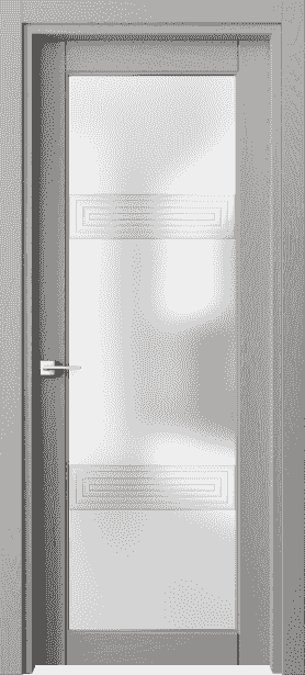 Дверь межкомнатная 6112 ДНСР САТ. Цвет Дуб нейтральный серый. Материал Массив дуба эмаль. Коллекция Ego. Картинка.