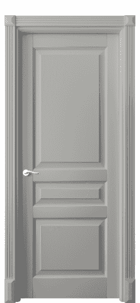Дверь межкомнатная 0711 БНСР. Цвет Бук нейтральный серый. Материал Массив бука эмаль. Коллекция Lignum. Картинка.