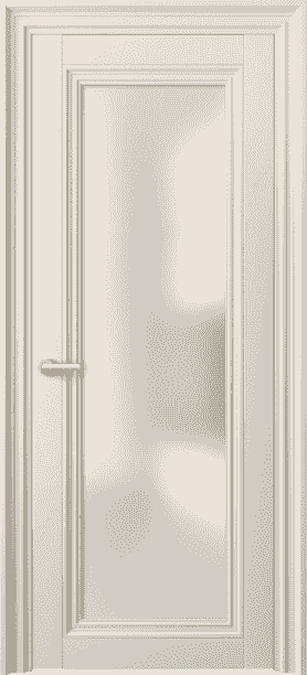 Дверь межкомнатная 2502 ММЦ САТ. Цвет Матовый марципановый. Материал Гладкая эмаль. Коллекция Centro. Картинка.