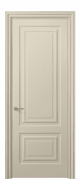 Дверь межкомнатная 8451 ММЦ . Цвет Матовый марципановый. Материал Гладкая эмаль. Коллекция Mascot. Картинка.