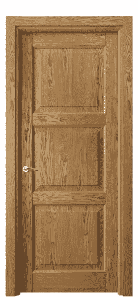 Серия 0731 - Межкомнатная дверь Lignum 0731 Дуб медовый брашированный