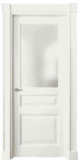Дверь межкомнатная 6324 БЖМ САТ. Цвет Бук жемчуг. Материал Массив бука эмаль. Коллекция Toscana Elegante. Картинка.