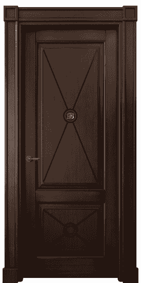 Дверь межкомнатная 6363 БТП. Цвет Бук тёмный с патиной. Материал Массив бука с патиной. Коллекция Toscana Litera. Картинка.
