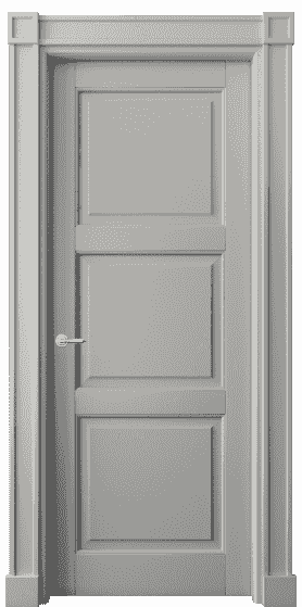 Дверь межкомнатная 6309 БНСР. Цвет Бук нейтральный серый. Материал Массив бука эмаль. Коллекция Toscana Plano. Картинка.