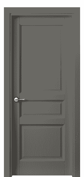 Дверь межкомнатная 1431 МКЛС. Цвет Матовый классический серый. Материал Гладкая эмаль. Коллекция Galant. Картинка.
