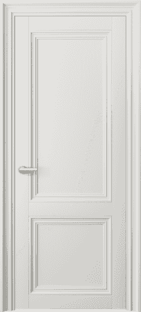 Дверь межкомнатная 2523 МСР. Цвет Матовый серый. Материал Гладкая эмаль. Коллекция Centro. Картинка.