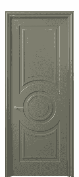 Дверь межкомнатная 8461 МОТ. Цвет Матовый оливковый тёмный. Материал Гладкая эмаль. Коллекция Mascot. Картинка.