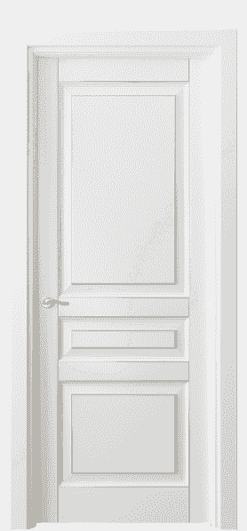 Серия 0711 - Межкомнатная дверь Lignum 0711 Бук белоснежный с позолотой