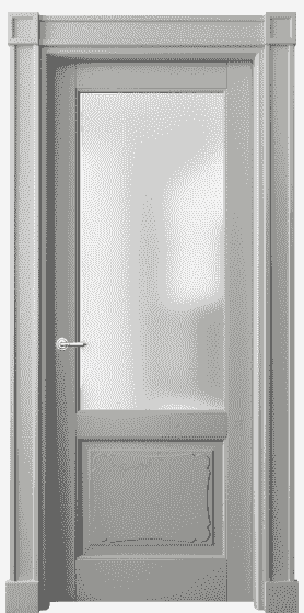 Дверь межкомнатная 6322 БНСР САТ. Цвет Бук нейтральный серый. Материал Массив бука эмаль. Коллекция Toscana Elegante. Картинка.