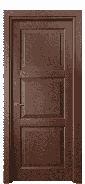 Дверь межкомнатная 0731 БОР. Цвет Бук орех. Материал Массив бука. Коллекция Lignum. Картинка.