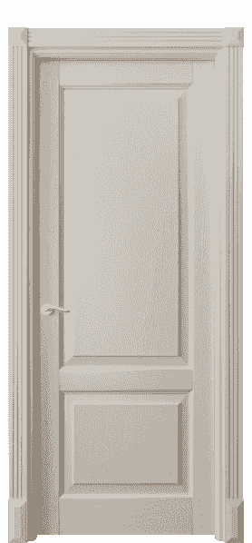 Дверь межкомнатная 0741 ДСБЖ. Цвет Дуб светло-бежевый. Материал Массив дуба эмаль. Коллекция Lignum. Картинка.