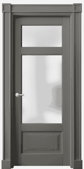 Дверь межкомнатная 6326 БКЛС САТ. Цвет Бук классический серый. Материал Массив бука эмаль. Коллекция Toscana Elegante. Картинка.
