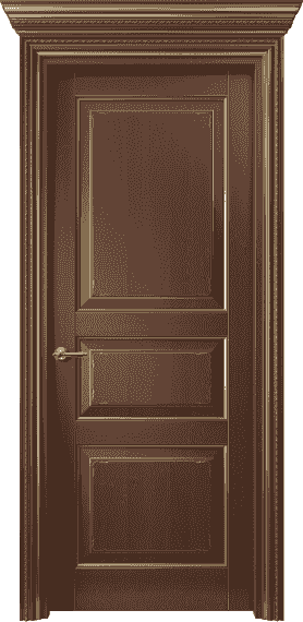 Серия 6231 - Межкомнатная дверь Royal 6231 Бук коричневый с золотом