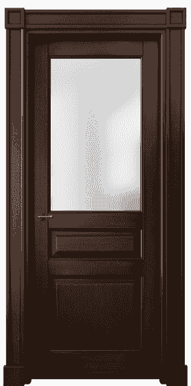 Серия 6304 - Межкомнатная дверь Toscana Plano 6304 Бук тёмный с патиной