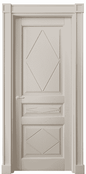 Дверь межкомнатная 6345 БСБЖ. Цвет Бук светло-бежевый. Материал Массив бука эмаль. Коллекция Toscana Rombo. Картинка.