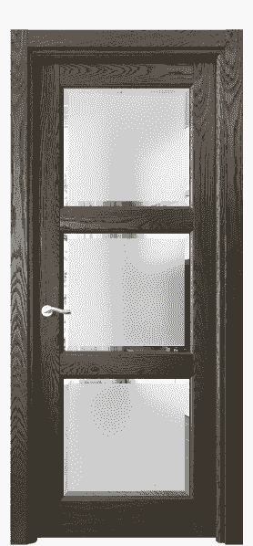 Серия 0730 - Межкомнатная дверь Lignum 0730 Дуб серый брашированный