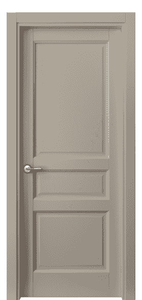 Дверь межкомнатная 1431 МБСК. Цвет Матовый бисквитный. Материал Гладкая эмаль. Коллекция Galant. Картинка.