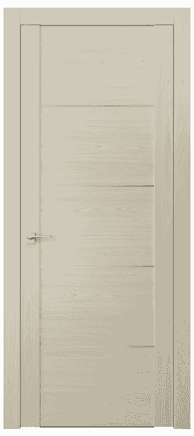 Дверь межкомнатная 4113 МОЯ. Цвет Молочный ясень. Материал Ciplex ламинатин. Коллекция Quadro. Картинка.