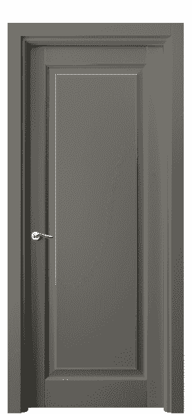 Дверь межкомнатная 0701 БКЛСП. Цвет Бук классический серый позолота. Материал  Массив бука эмаль с патиной. Коллекция Lignum. Картинка.