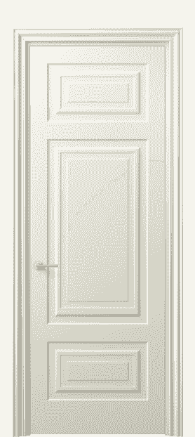 Дверь межкомнатная 8421 ММБ . Цвет Матовый молочно-белый. Материал Гладкая эмаль. Коллекция Mascot. Картинка.