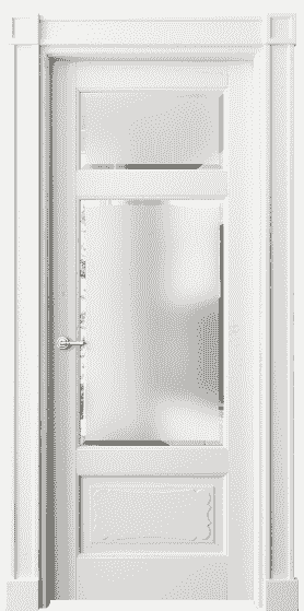 Дверь межкомнатная 6326 БС САТ-Ф. Цвет Бук серый. Материал Массив бука эмаль. Коллекция Toscana Elegante. Картинка.