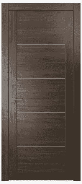 Дверь межкомнатная 4113 ШОЯ. Цвет Шоколадный ясень. Материал Ciplex ламинатин. Коллекция Quadro. Картинка.