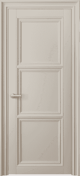 Дверь межкомнатная 2503 МСБЖ. Цвет Матовый светло-бежевый. Материал Гладкая эмаль. Коллекция Centro. Картинка.