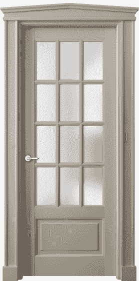 Дверь межкомнатная 6313 ББСК САТ. Цвет Бук бисквитный. Материал Массив бука эмаль. Коллекция Toscana Grigliato. Картинка.