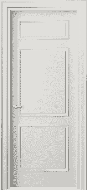 Дверь межкомнатная 8123 МСР . Цвет Матовый серый. Материал Гладкая эмаль. Коллекция Paris. Картинка.