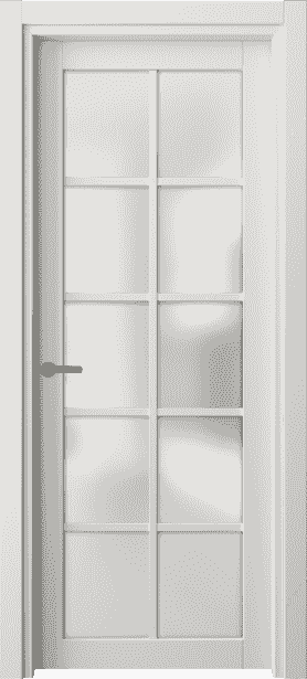 Дверь межкомнатная 2106 СТБЛ САТ. Цвет Софт-тач белоснежный. Материал Полипропилен. Коллекция Neo. Картинка.