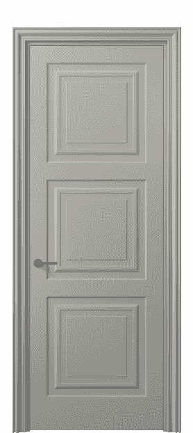 Дверь межкомнатная 8431 МНСР . Цвет Матовый нейтральный серый. Материал Гладкая эмаль. Коллекция Mascot. Картинка.