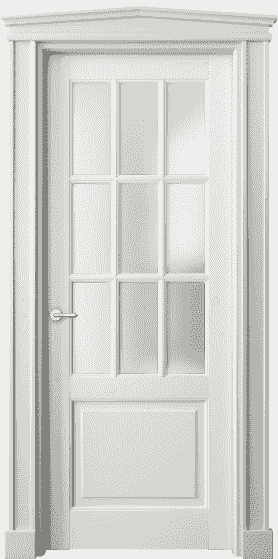 Дверь межкомнатная 6312 БС САТ. Цвет Бук серый. Материал Массив бука эмаль. Коллекция Toscana Grigliato. Картинка.