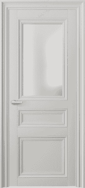 Дверь межкомнатная 2538 СШ Серый шёлк САТ. Цвет Серый шёлк. Материал Ciplex ламинатин. Коллекция Centro. Картинка.