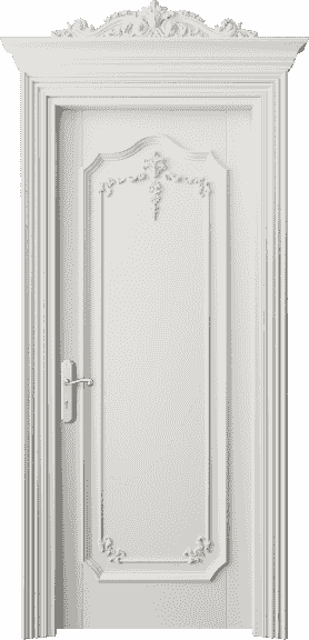 Дверь межкомнатная 6601 БС. Цвет Бук серый. Материал Массив бука эмаль. Коллекция Imperial. Картинка.