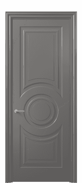 Дверь межкомнатная 8461 МКЛС . Цвет Матовый классический серый. Материал Гладкая эмаль. Коллекция Mascot. Картинка.