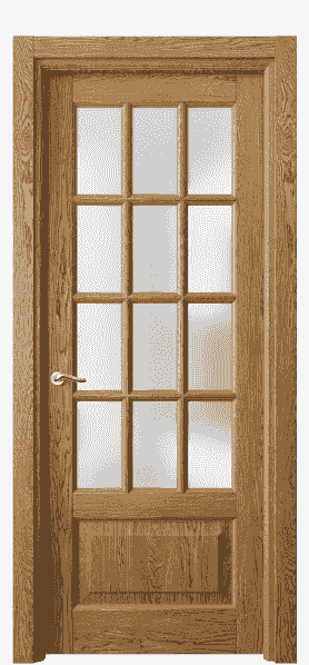 Серия 0728 - Межкомнатная дверь Lignum 0728 Дуб медовый брашированный