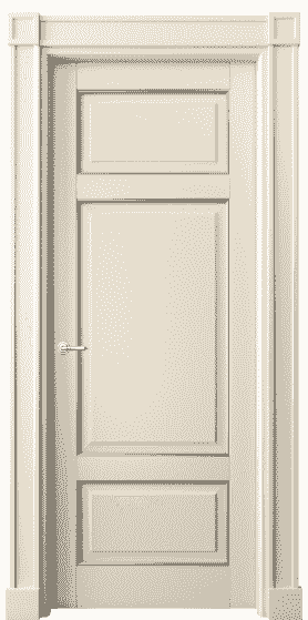 Дверь межкомнатная 6307 БМЦС. Цвет Бук марципановый серебро. Материал  Массив бука эмаль с патиной. Коллекция Toscana Plano. Картинка.