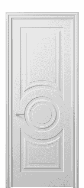 Дверь межкомнатная 8461 МБЛ . Цвет Матовый белоснежный. Материал Гладкая эмаль. Коллекция Mascot. Картинка.