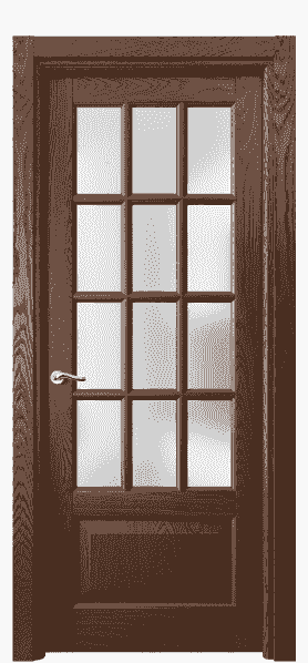 Серия 0728 - Межкомнатная дверь Lignum 0728 Дуб коньячный брашированный