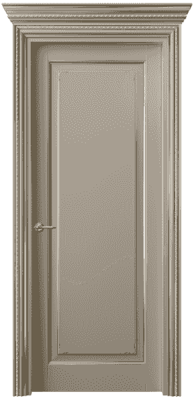 Дверь межкомнатная 6201 ББСКП. Цвет Бук бисквитный позолота. Материал  Массив бука эмаль с патиной. Коллекция Royal. Картинка.
