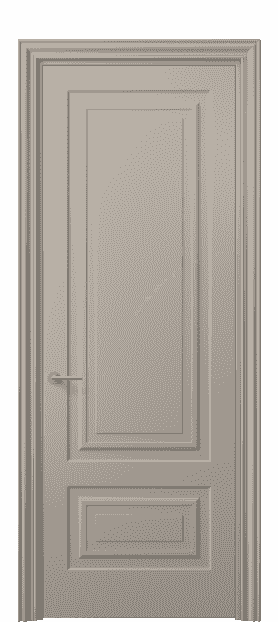 Дверь межкомнатная 8441 МБСК . Цвет Матовый бисквитный. Материал Гладкая эмаль. Коллекция Mascot. Картинка.