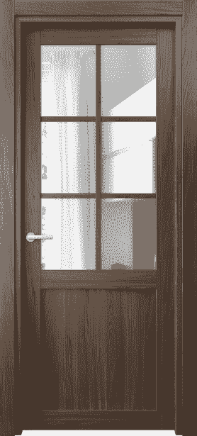 Дверь межкомнатная 2126 ШОЯ ПРОЗ. Цвет Шоколадный ясень. Материал Ciplex ламинатин. Коллекция Neo. Картинка.