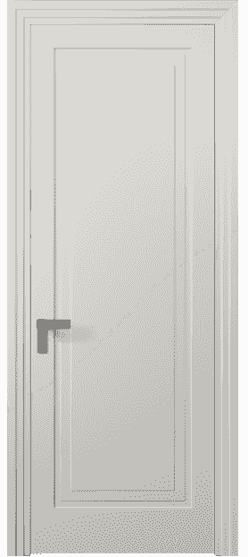 Дверь межкомнатная 8301 МСР. Цвет Матовый серый. Материал Гладкая эмаль. Коллекция Rocca. Картинка.