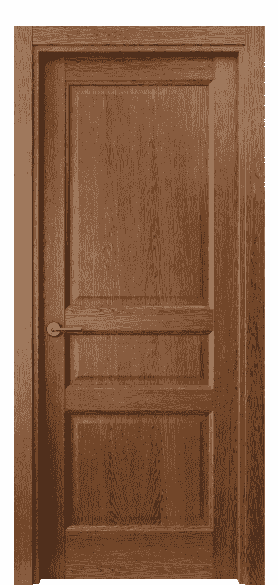 Дверь межкомнатная 1431 ДБК. Цвет Дуб коньяк. Материал Шпон ценных пород. Коллекция Galant. Картинка.
