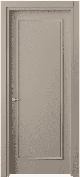Дверь межкомнатная 8101 МБСК. Цвет Матовый бисквитный. Материал Гладкая эмаль. Коллекция Paris. Картинка.
