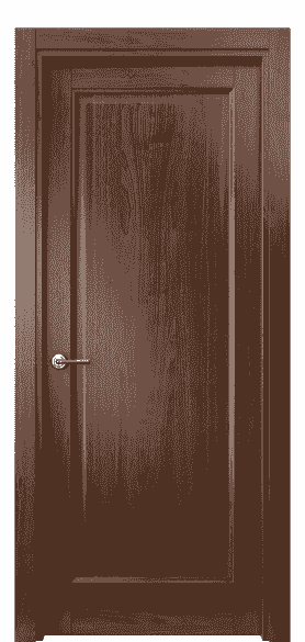 Дверь межкомнатная 1401 ОРБ. Цвет Орех бренди. Материал Шпон ценных пород. Коллекция Galant. Картинка.